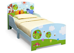 Delta Children Winnie The Pooh Wooden Toddler Bed, Left View a1a